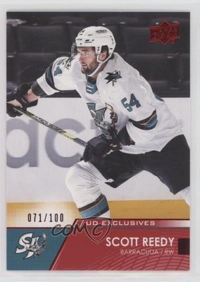 2021-22 Upper Deck AHL Exclusives 71/100 Scott Reedy #4 Rookie RC 13i9