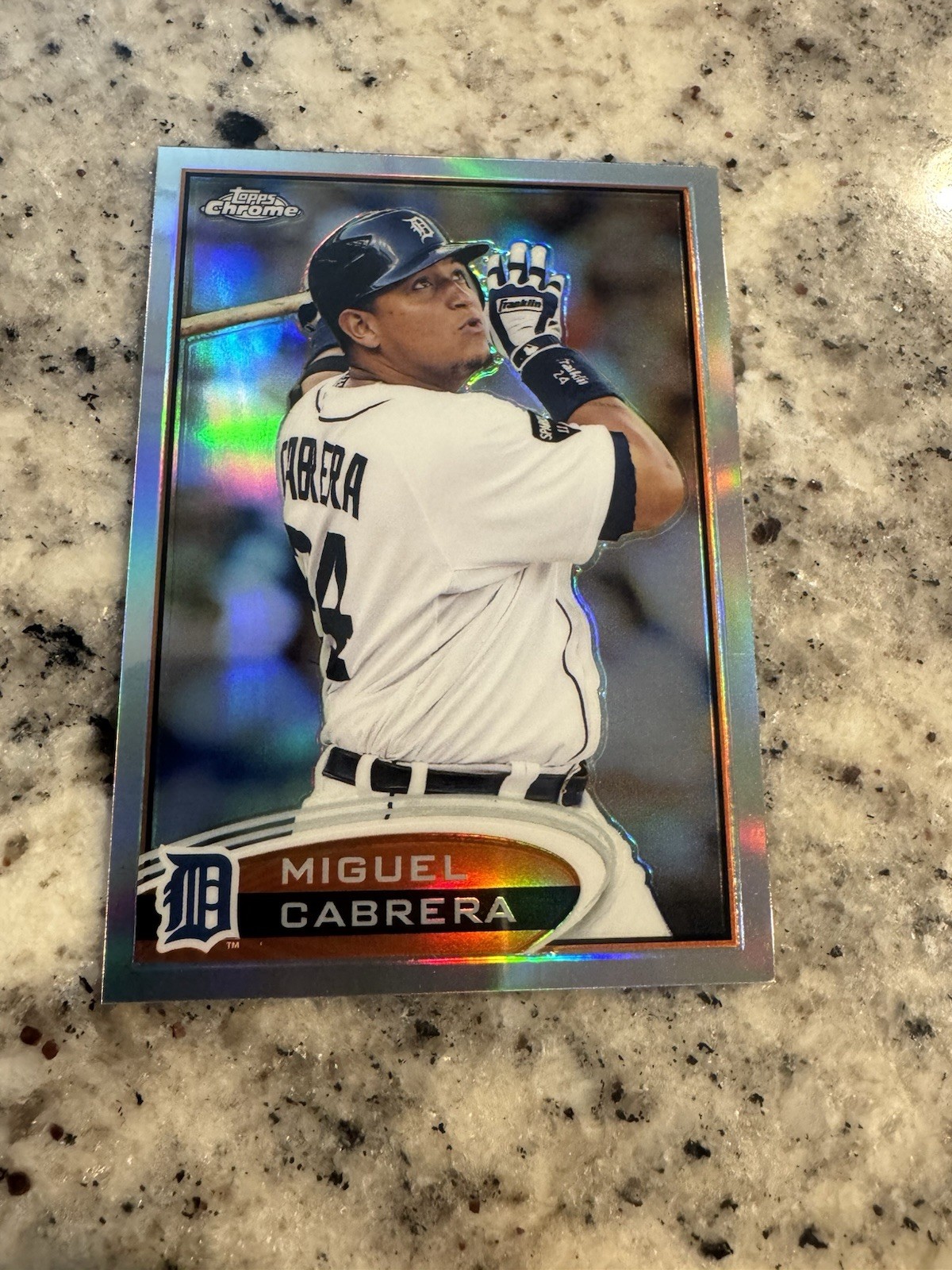 2012 TOPPS CHROME REFRACTOR MIGUEL CABRERA #130 INSERT MINT