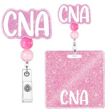 CNA Nurse Badge Buddy with CNA Nurse Badge Reel Retractable Nursing ID Clip CNA