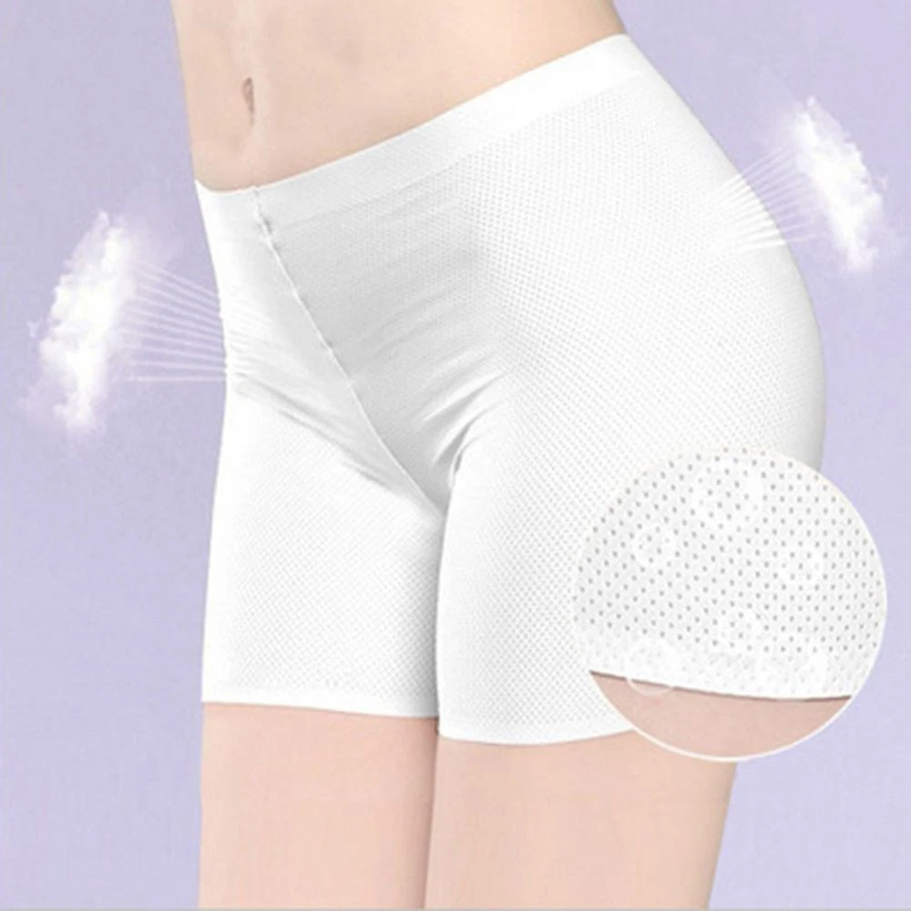 Ice Silk Summer Safety Pants Safety Shorts Women Underwear Underpants