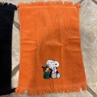 Vintage Halloween Snoopy Woodstock Bath Kitchen Hand Towels 16x11 Set Of 2 — photo 3