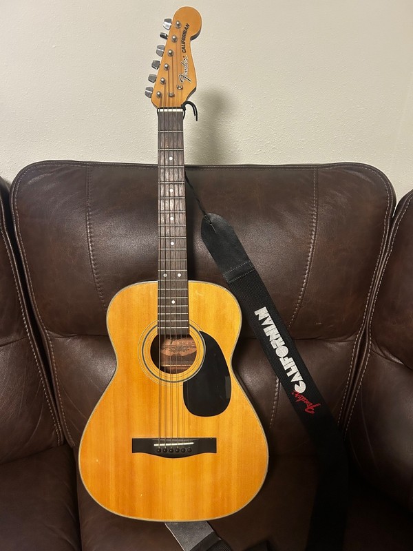 Fender Californian California Series Vintage 3/4 Travel  Acoustic Guitar