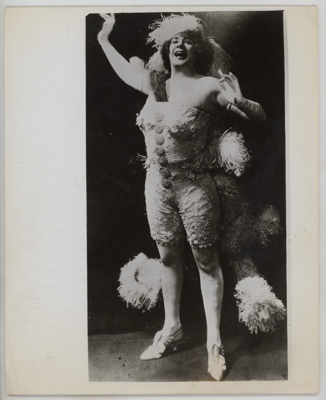 1890s-1900s "Queen of Vaudeville" Singer-Entertainer Eva Tanguay Theatre Photo