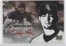 2006 Upper Deck Future Stars Red Ink 21/35 Boone Logan #82 Auto 0v1
