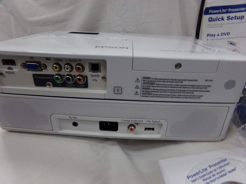 Epson H335A PowerLite Presenter WXGA 3LCD LCD Proiettore/Lettore DVD Testato Funzionante - Foto 4 di 5
