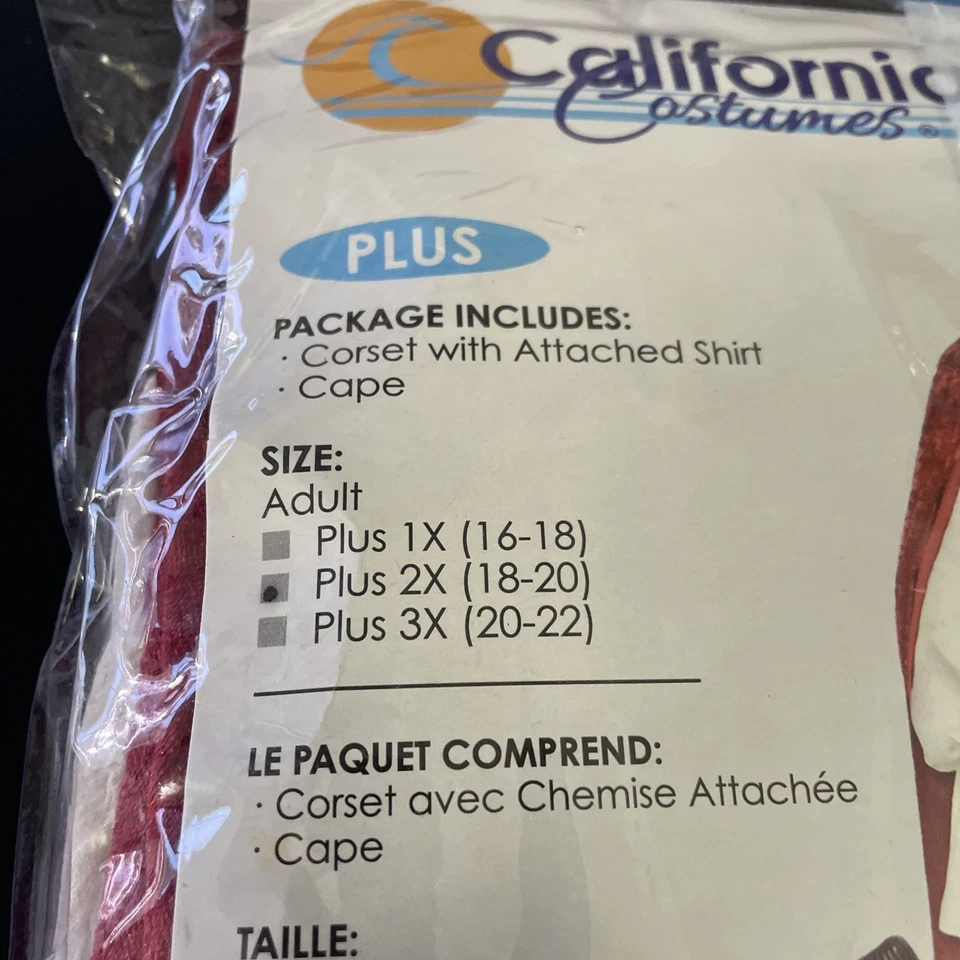 Disfraz Ain't Afraid of No Wolf Caperucita Roja Adulto Plus Foto 2 de 4