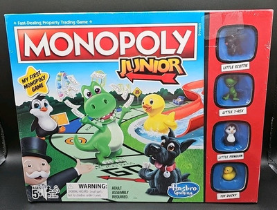 Monopoly Junior Hasbro Gaming My First Monopoly Game Jr., NEW