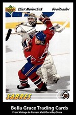 1991-92 Upper Deck Clint Malarchuk #368 Buffalo Sabres