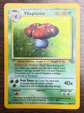Pokemon Card - Jungle 15/64 - VILEPLUME (holo-foil) *LP*