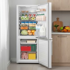 180 L Freestanding Low Frost Fridge Freezer – Energy Efficient Compact Refrigera