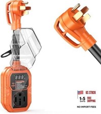 RV Surge Protector 50 Amp with Smart LED Display, 50Amp with Display-18000J