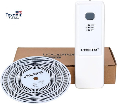 LP Vinyl Turntables Tachometer Disc and Strobe Light，Profesional Speed Test Disk
