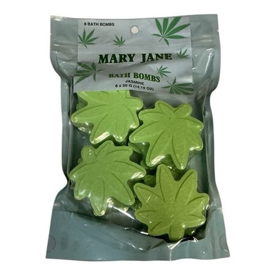  MaryJane Jasmine Bath Bombs 8 Pack