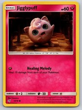 Jigglypuff 14/18 Common Detective Pikachu Pokemon Holo Lightly Played
