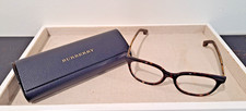 USED Burberry B 2291 3762 Plastic Full Rim Eyeglasses 51-17 140 w/ Case