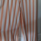 Maeve Anthropologie Orange White Cropped Wide Leg Pants Sz. 4 — photo 4