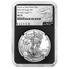 2021 (W) $1 1-oz T-1 American Silver Eagle NGC MS70 ALS Label Retro Core