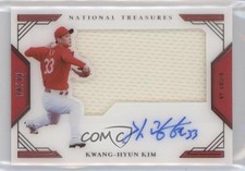 2020 National Treasures Clearly Jumbo Signatures 58/99 Kwang-Hyun Kim Auto g4c