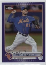 2022 Topps Chrome Update Purple Refractor Max Scherzer #USC1 14dq