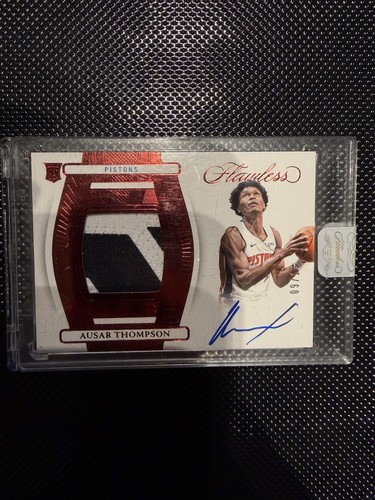 2023 Flawless Basketball Flawless Patch Auto A. Thompson 9/15 RC Jersey Match