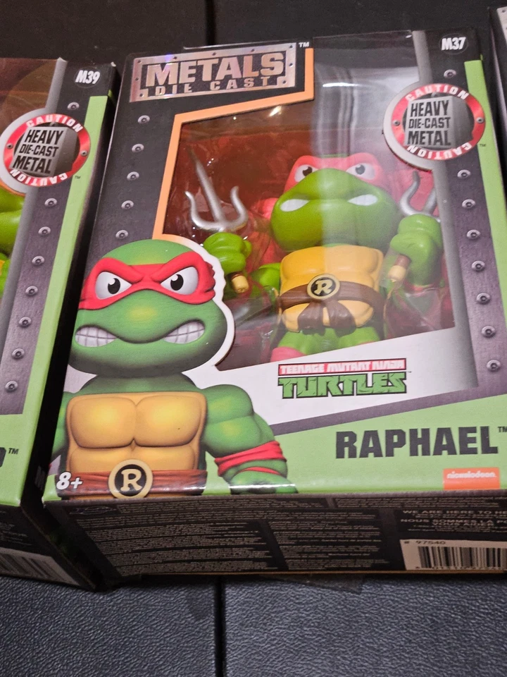 Teenage Mutant Ninja Turtles - Heavy Die-Cast Metal Set Lot M36 M37 M38 M39 - Image 3 of 4