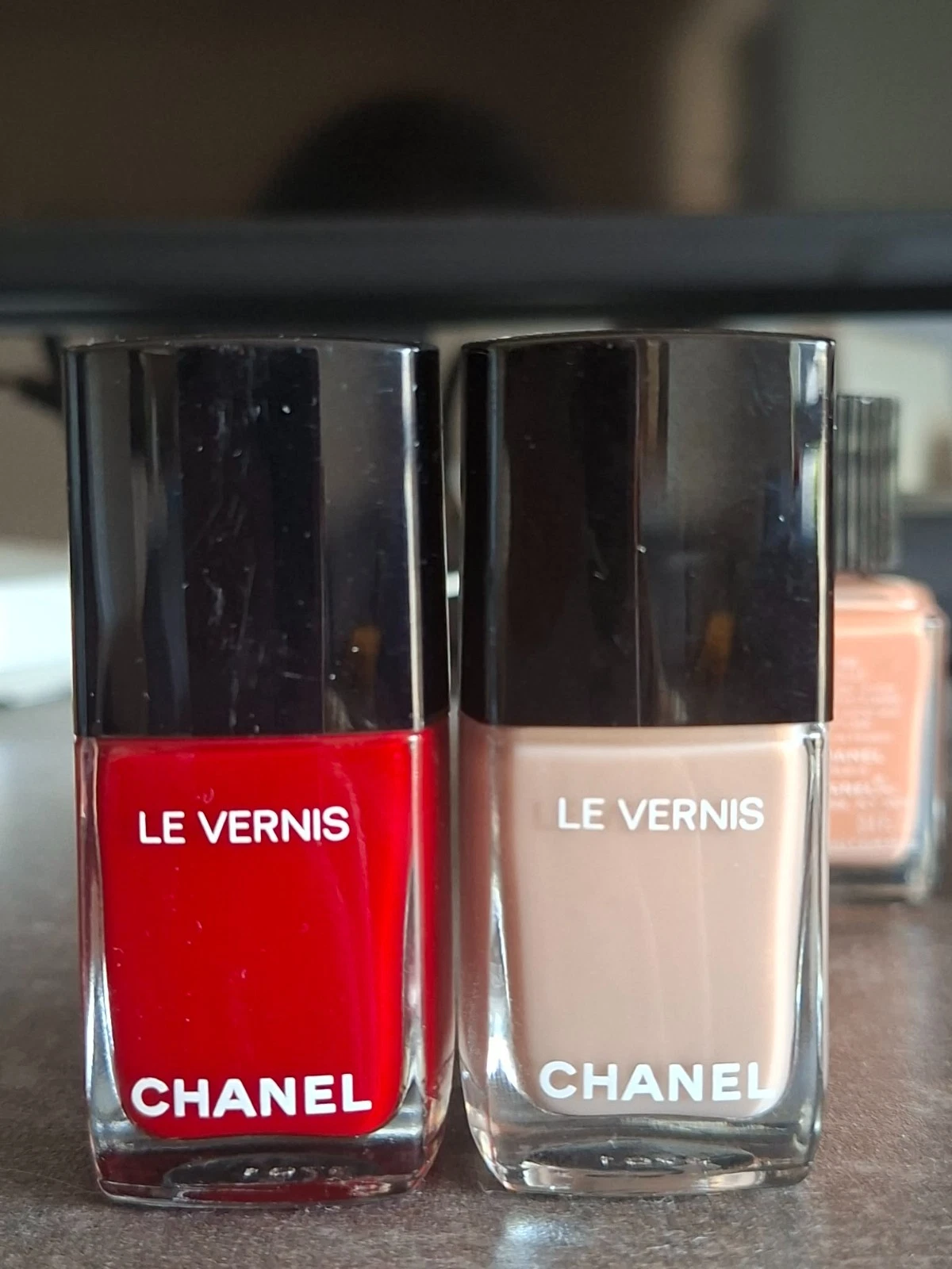 Set of 2 CHANEL Le Vernis Nail Polish- 08 Pirate, 703 Afterglow