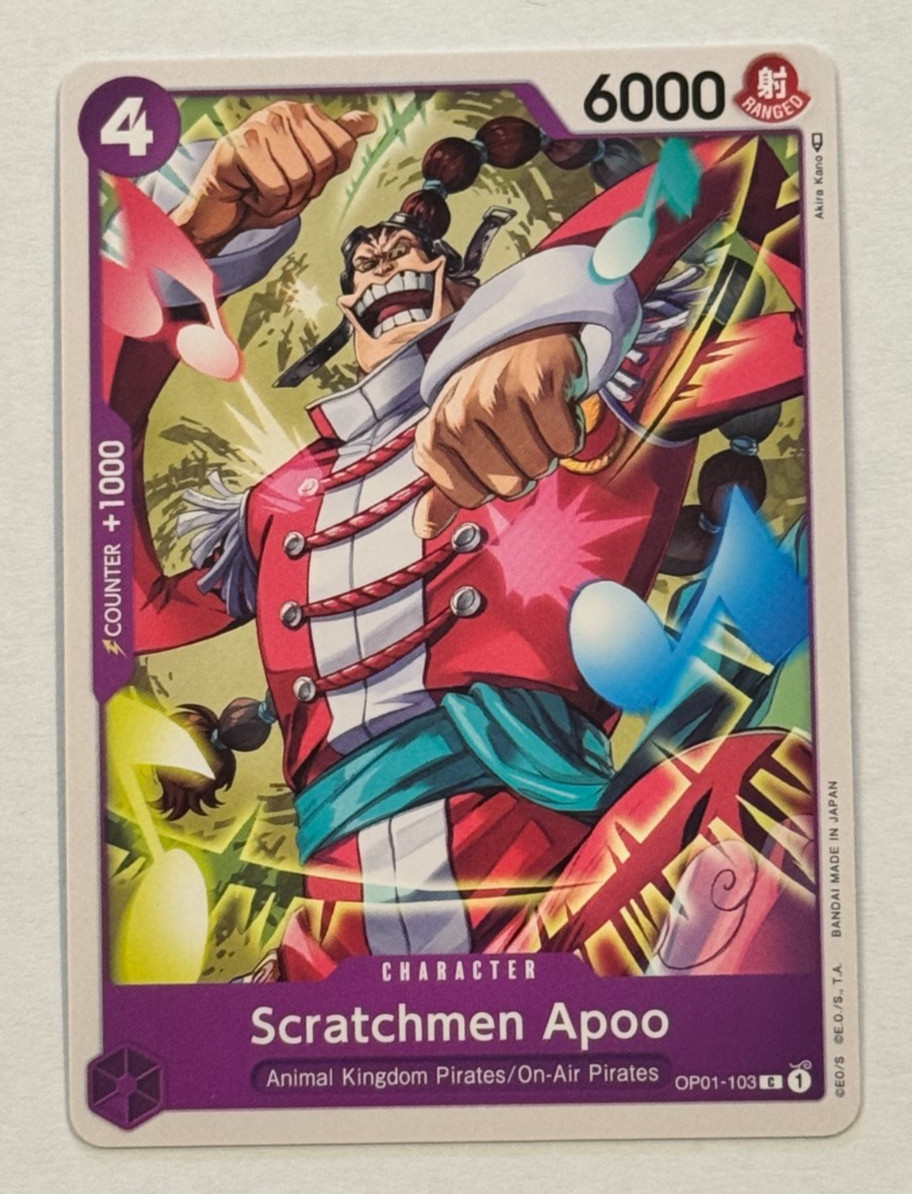 One Piece Romance Dawn (OP-01) Scratchmen Apoo OP01-103 - Common