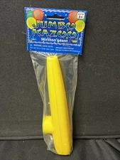 YELLOW Jumbo Kazoo Party Celebration Accessory Forum Novelties