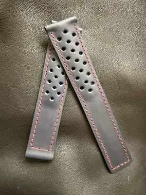 LussoStraps  Watch Strap 22mm TAG Heuer Carrera Monaco F1 Deployment Deployant