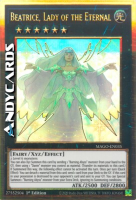 BEATRICE, LADY OF THE ETERNAL (Die Ewige Dame) Rare Premium Gold   MAGO EN035