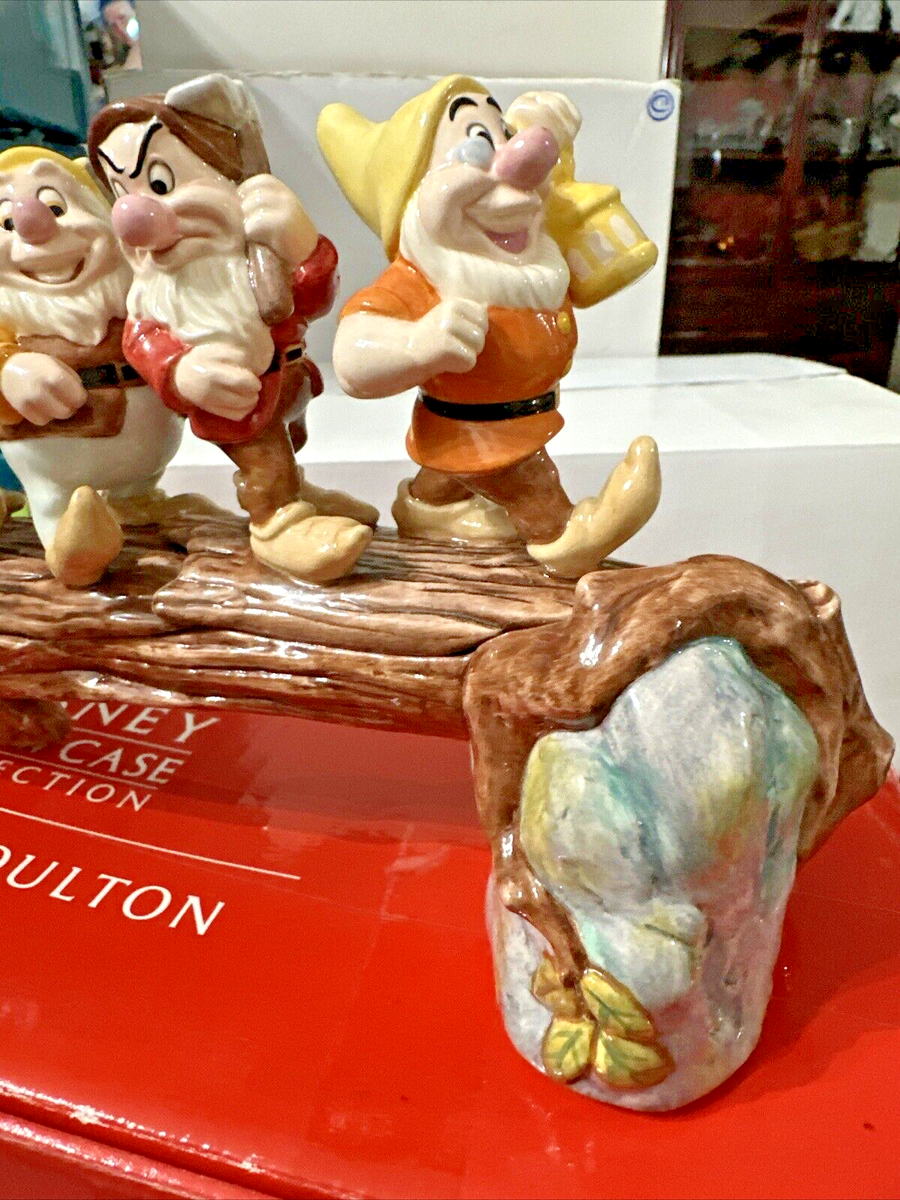 RARE Disney Royal Doulton Snow White Heigh-Ho SW31 L/E MIB RARE Disney Royal Doulton Snow White Heigh-Ho SW31 L/E MIB