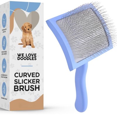 Dog Slicker Brush for Grooming Pet Hair Best Brushes For Poodle