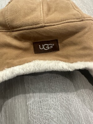 UGG SHEARLING SUEDE TRAPPER HAT, CHESTNUT BROWN | eBay