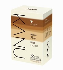 Korean Instant Coffee Mix Maxim KANU LATTE 10sticks GONG YOO