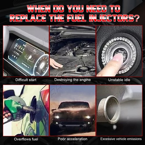 6* Fuel Injectors 0280158191 For 2015 2016 2017 Ford Transit 250 3.7L V6 - Picture 7 of 11