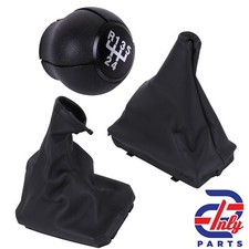 5 Gang Leder Schaltknauf Schaltsack Handbremssack für Opel Corsa C (2000-2009)