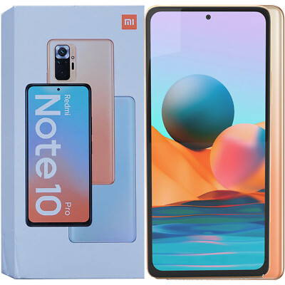 BNIB Xiaomi Redmi Note 10 Pro Dual SIM 64GB + 6GB Bronze Unlocked 4G/LTE GSM