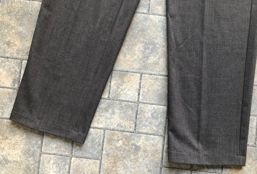 NWT New Chaps Dress Pants Boy Size 20 Husky Charcoal Gray Stretch Wrinkle Resist - Picture 2 of 15