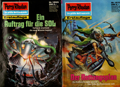 2 Perry Rhodan Hefte 1. Auflage - 1269 + 1270   *1985