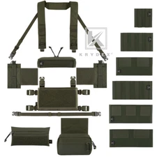 KRYDEX MK3 MK4 Micro Fight Chest Rig Shoulder Strap Mag Pouch Ranger Green lot