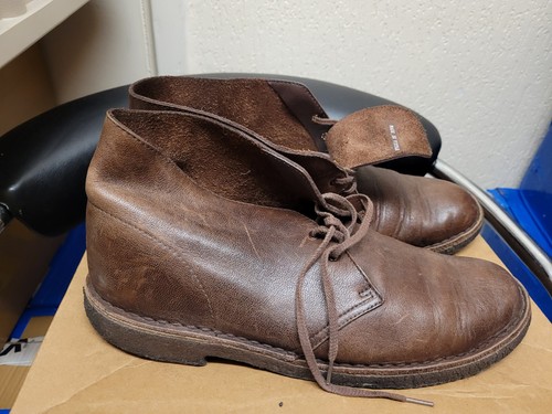 Clarks Originals Men's Cukka Boots In Brown Size UK 10 - Picture 4 of 13