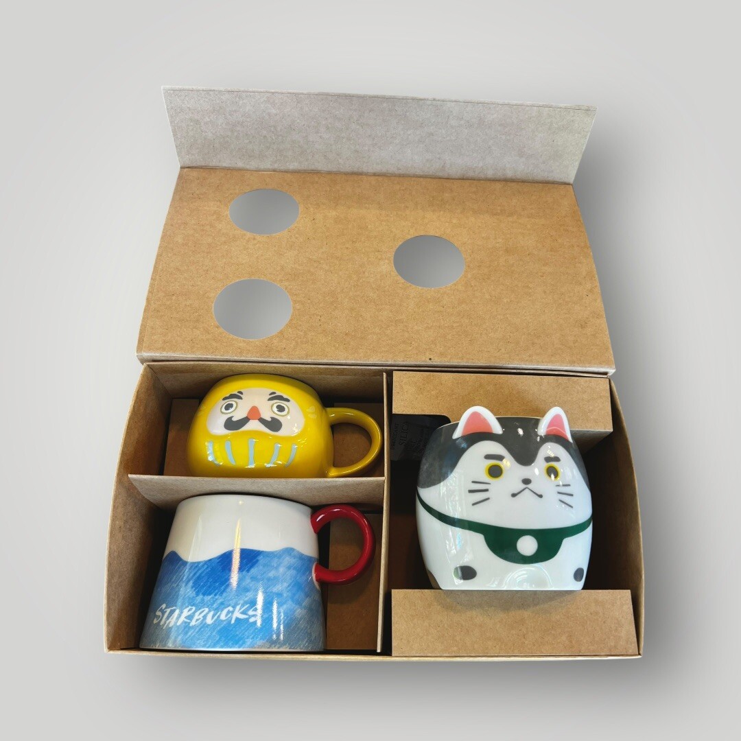 STARBUCKS スターバックス ２つセット世界遺産記念 富士山 Amazon.co.jp: JAPANマグセット スターバックス スタバ 富士山