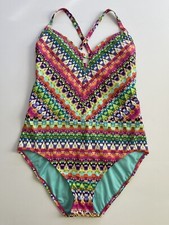 Bleu Rod Beattie Women  s Living Color Over The Shoulder One Piece Size 16W A2