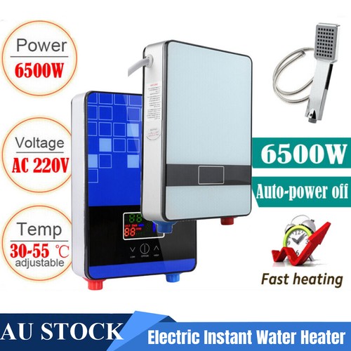 6500W Instant Hot Electric Water Heater Shower Home Camping Hot Water System AU eBay
