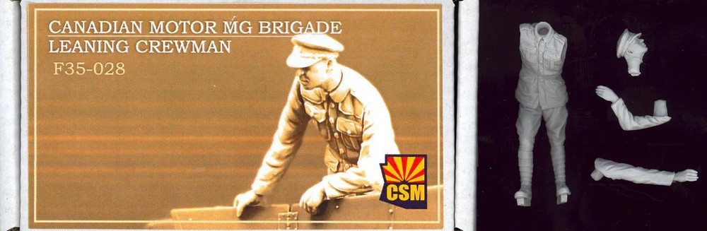 Copper State Models 1/35 CANADIAN MOTOR MG BRIGADE PETTY OFFICER  Resin Fig