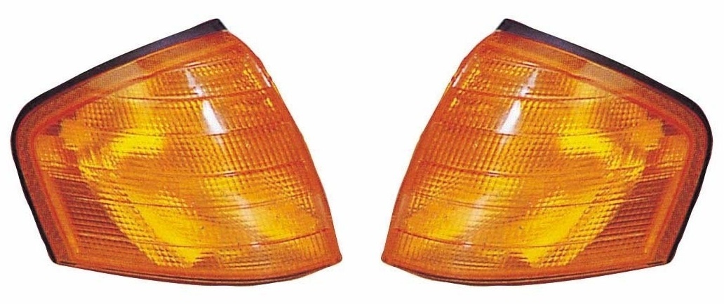 Paire de clignotants avant W202 orange pour Mercedes C220 Classe C phase 1 et 2