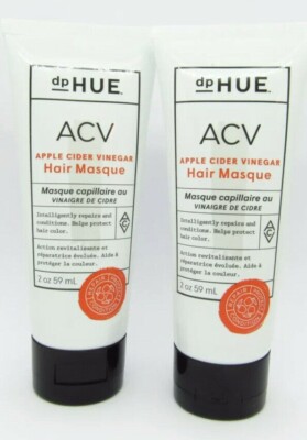 2x dpHUE ACV Apple Cidar Vinegar Hair Masque Travel Size 2 oz /59 ml each SEALED