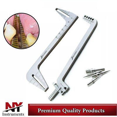 Dental Surgical Implant Gauge Drilling Guide Locator Parallel Depth Pin S+S Type
