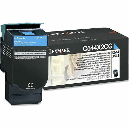 Lexmark C544X2CG,C544X2MG,C544X2YG,C544X2KG Extra High Yield Toner Cartridge Set - Image 3 of 4