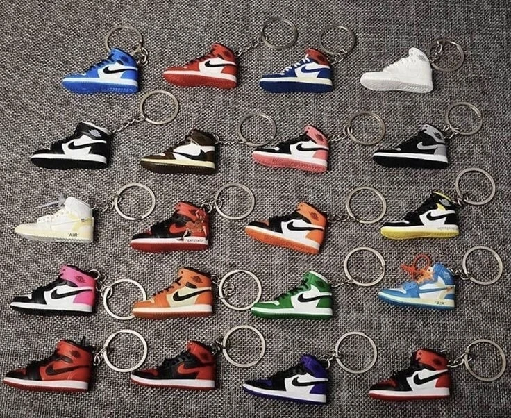 DIOR X JORDAN Portachiavi sneaker Jordan 3D